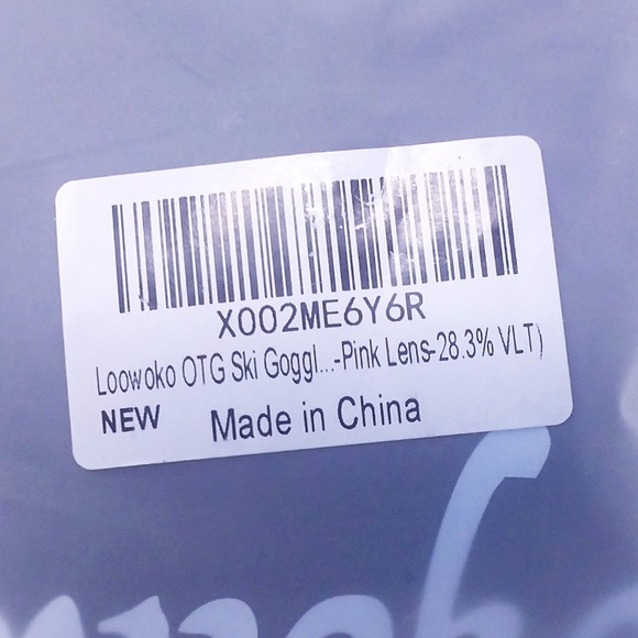 Loowoko OTG White Frame Pink Lens 28.3% VLT - Picture 9 of 13